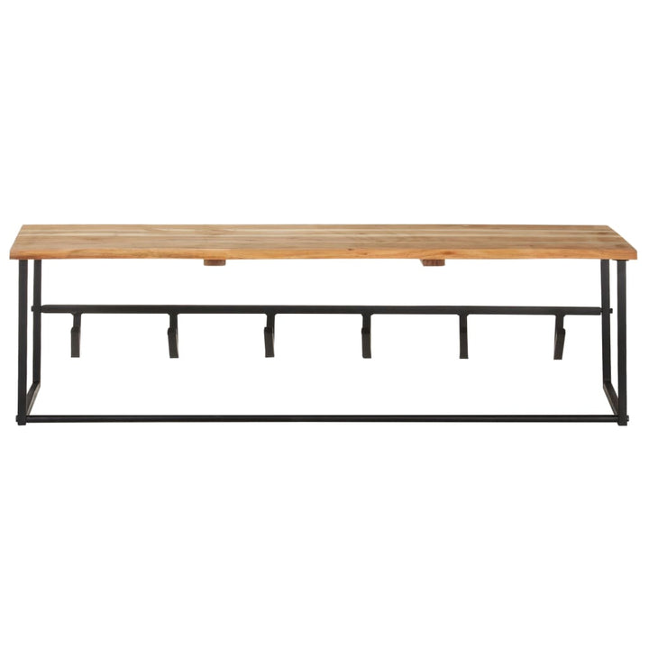 Cuier Cu Margine Naturala, 100X34X38 Cm, Lemn Masiv Acacia