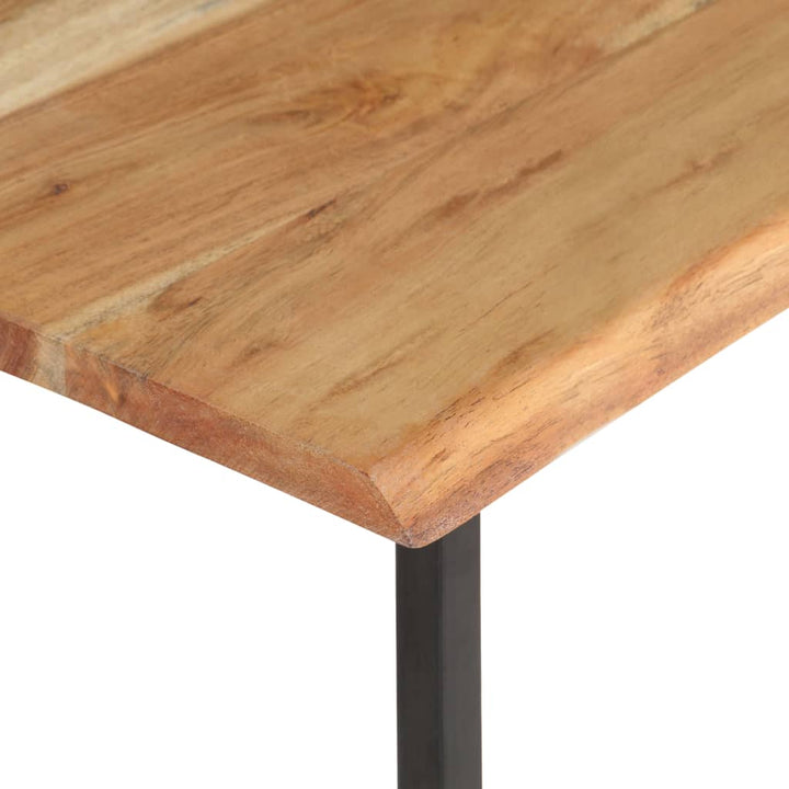 Cuier Cu Margine Naturala, 100X34X38 Cm, Lemn Masiv Acacia