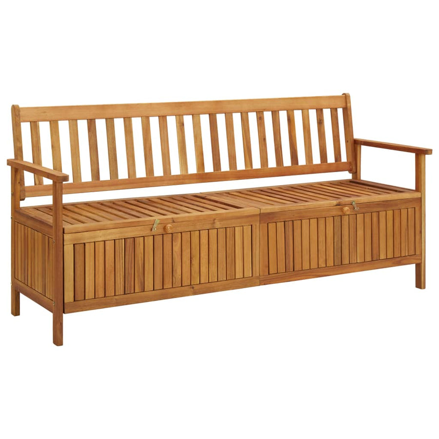 Bancă De Depozitare Grădină, 170 Cm, Lemn Masiv De Acacia