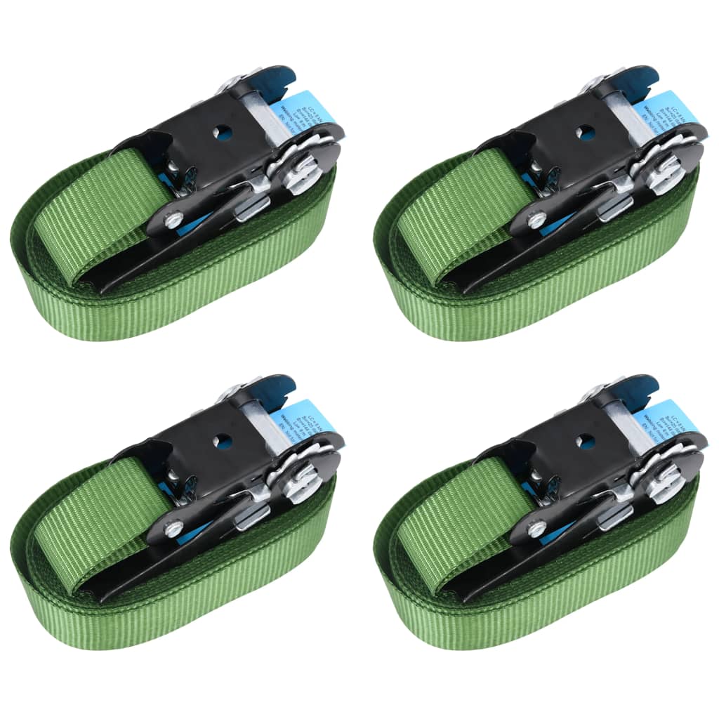 Chingi De Fixare Cu Clichet, 4 Buc., Verde, 6 M, 800 Dan
