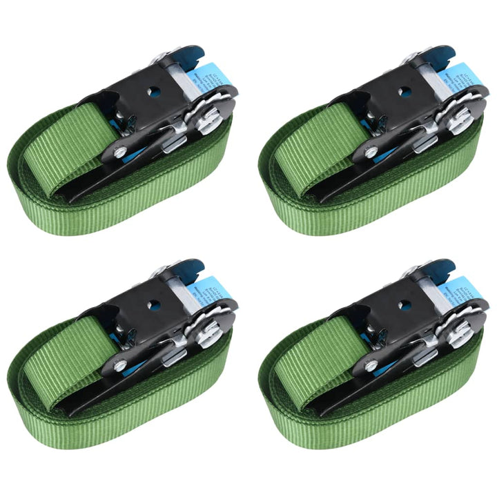 Chingi De Fixare Cu Clichet, 4 Buc., Verde, 6 M, 800 Dan