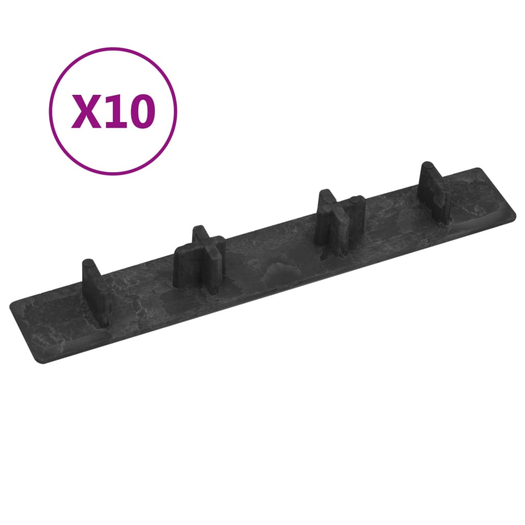 Capace De Capăt Pardoseală Terasă, 10 Buc., , Plastic