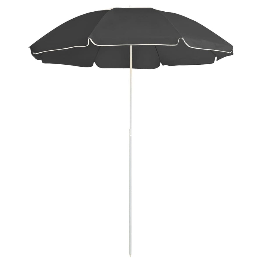Umbrelă De Soare De Grădină, Stâlp Din Oțel, , 180 Cm