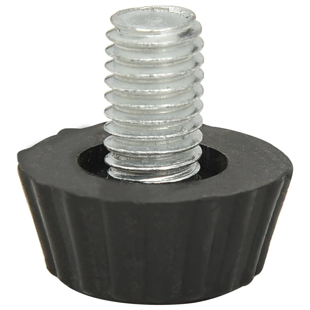 Picioare De Mobilier Reglabile M8, 18 Buc., Negru