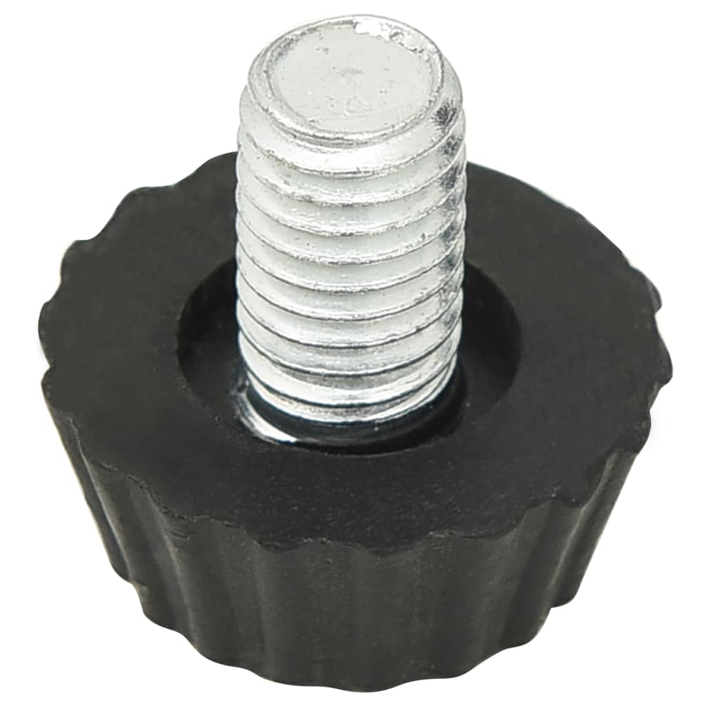 Picioare De Mobilier Reglabile M8, 18 Buc., Negru