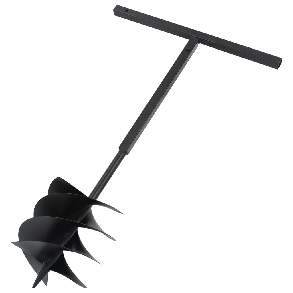 Burghiu De Pământ Cu Mâner 250 Mm, Tub Extensibil La 4 M, Oțel