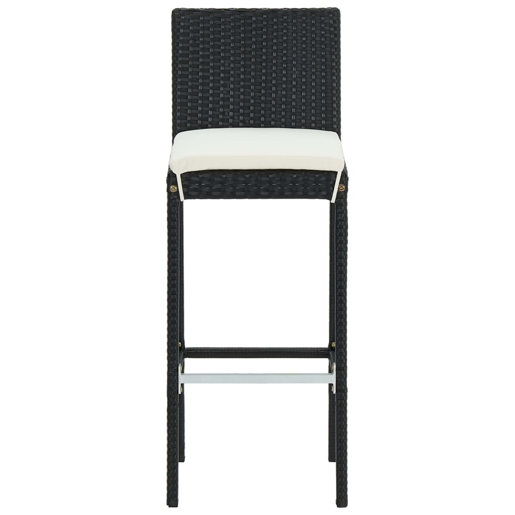 Set Mobilier Bar De Exterior Cu Perne 5 Piese, , Poliratan