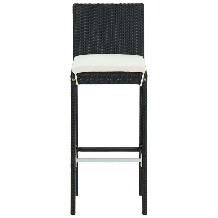 Set Mobilier Bar De Exterior Cu Perne 5 Piese, , Poliratan