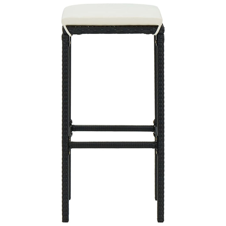 Set Mobilier Bar De Grădină Cu Perne, 4 Piese,