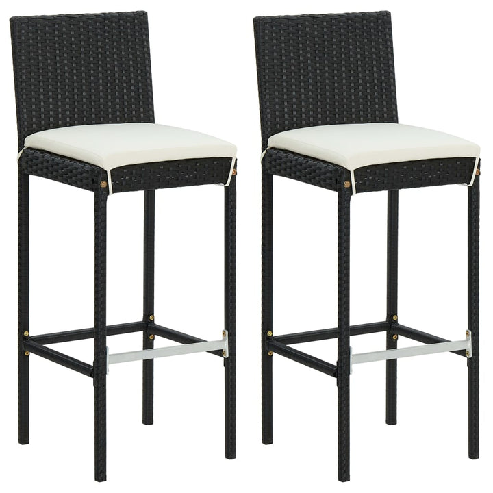 Set Mobilier Bar De Grădină Cu Perne, 3 Piese,
