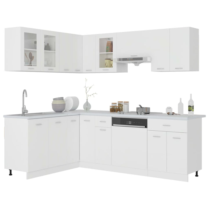 Set Dulapuri De Bucătărie, 11 Piese, , Pal