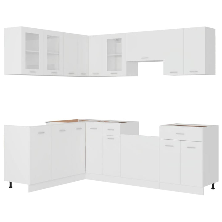 Set Dulapuri De Bucătărie, 11 Piese, , Pal