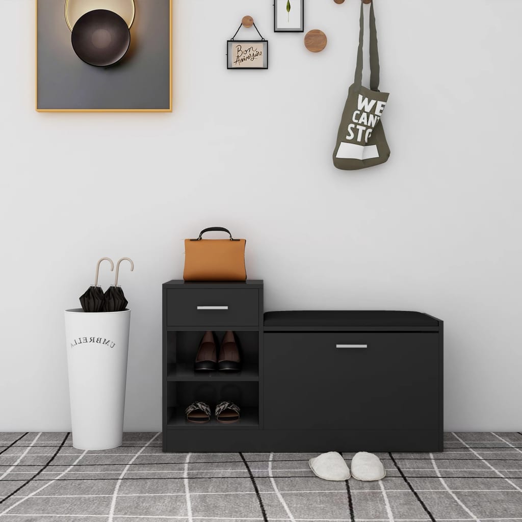 Banchetă Pantofar, , 94,5X31X57 Cm, Lemn Prelucrat