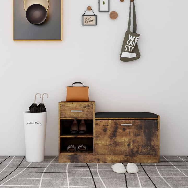 Banchetă Pantofar, , 94,5X31X57 Cm, Lemn Prelucrat