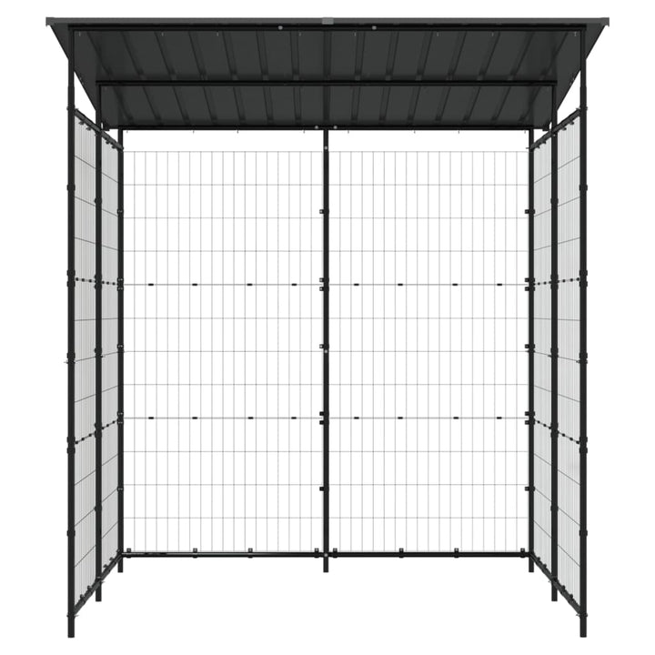 Magazie Pentru Bicicletă, Negru, 190X190X222 Cm, Oțel