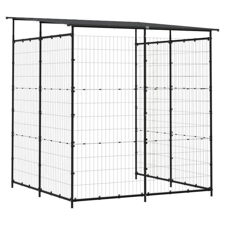 Magazie Pentru Bicicletă, Negru, 190X190X222 Cm, Oțel