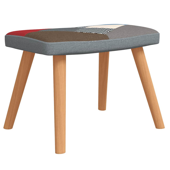 Scaun De Relaxare Cu Taburet, Textil, Petice