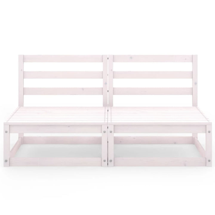 Set Mobilier De Grădină Cu 2 Locuri, , Lemn Masiv De Pin
