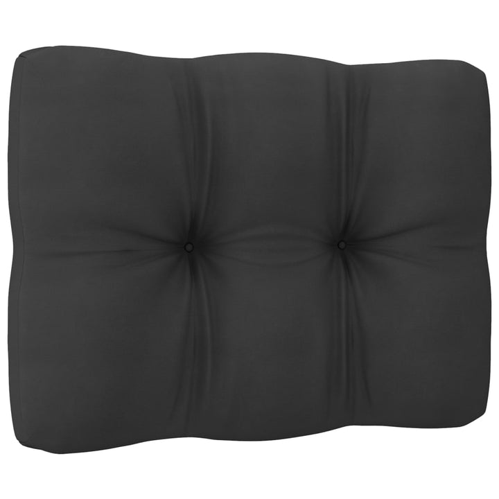 Vixl Set Mobilier Grădină Cu Perne Antracit, 9 Piese Lemn Masiv Pin