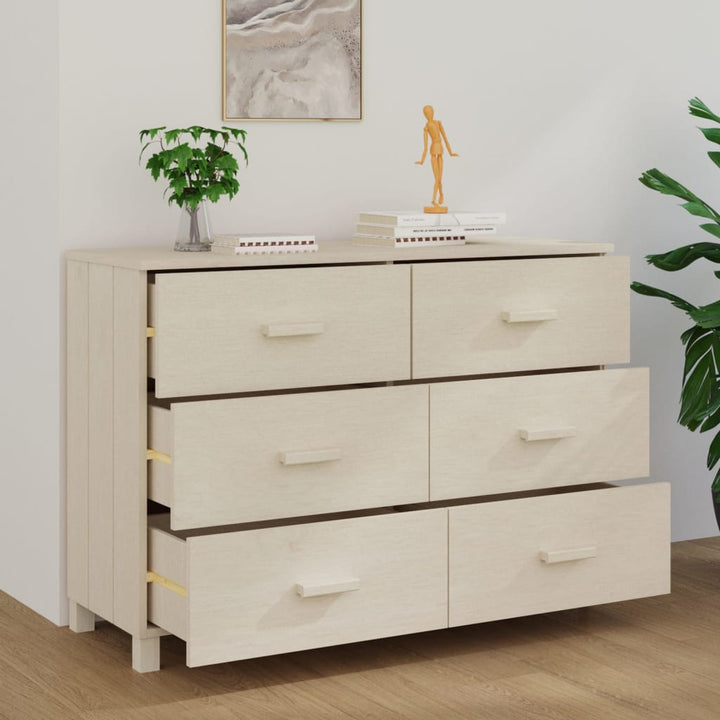 Servantă „Hamar”, , 113X40X80 Cm, Lemn Masiv De Pin