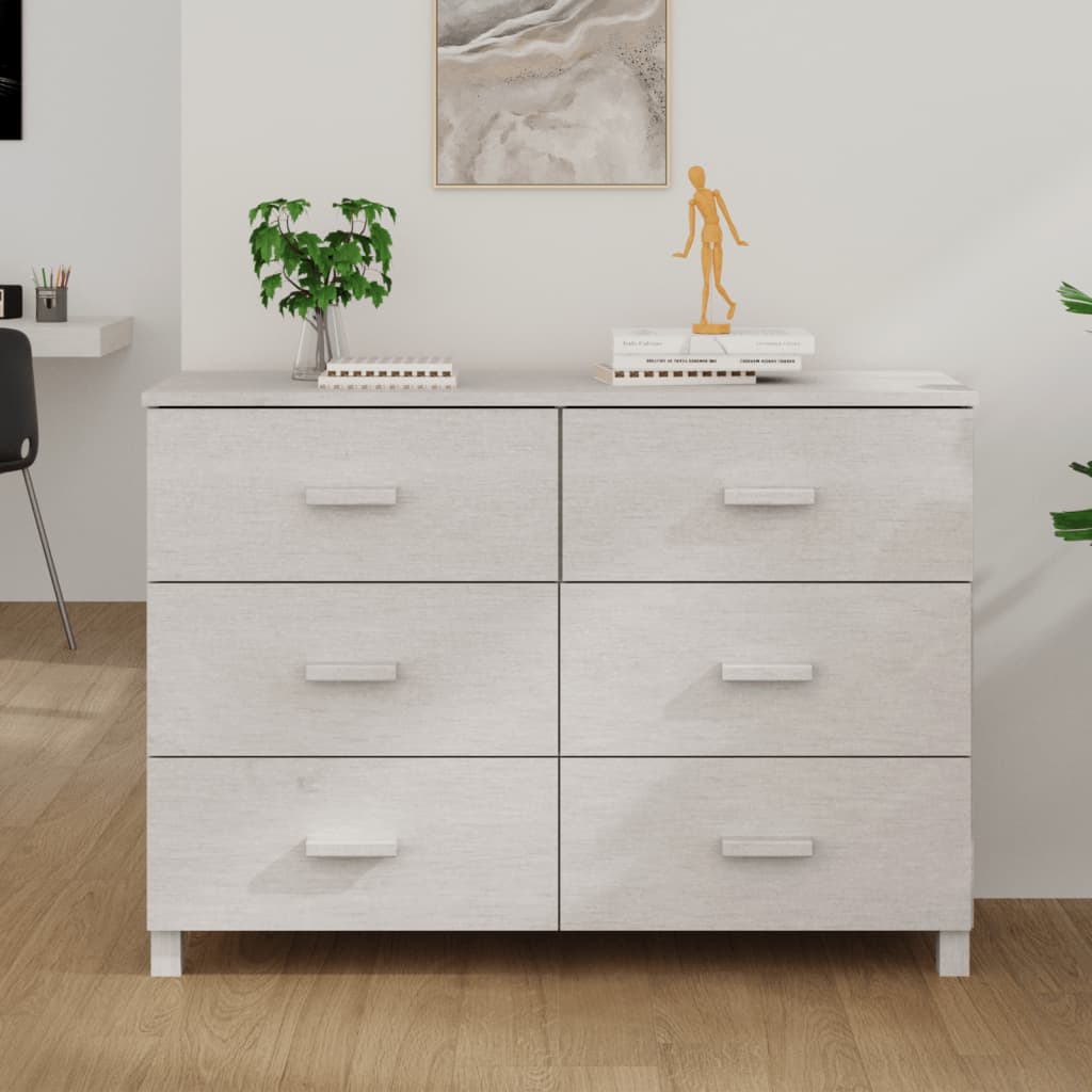 Servantă „Hamar”, , 113X40X80 Cm, Lemn Masiv De Pin
