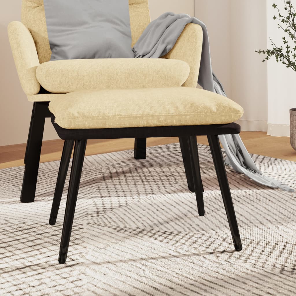 Taburet, , 45X29,5X35 Cm, Material Textil Și Piele Eco