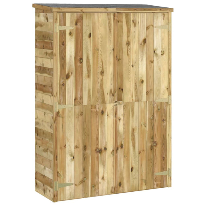 Magazie De Unelte De Grădină 123X45X171Cm Lemn Masiv Pin Tratat