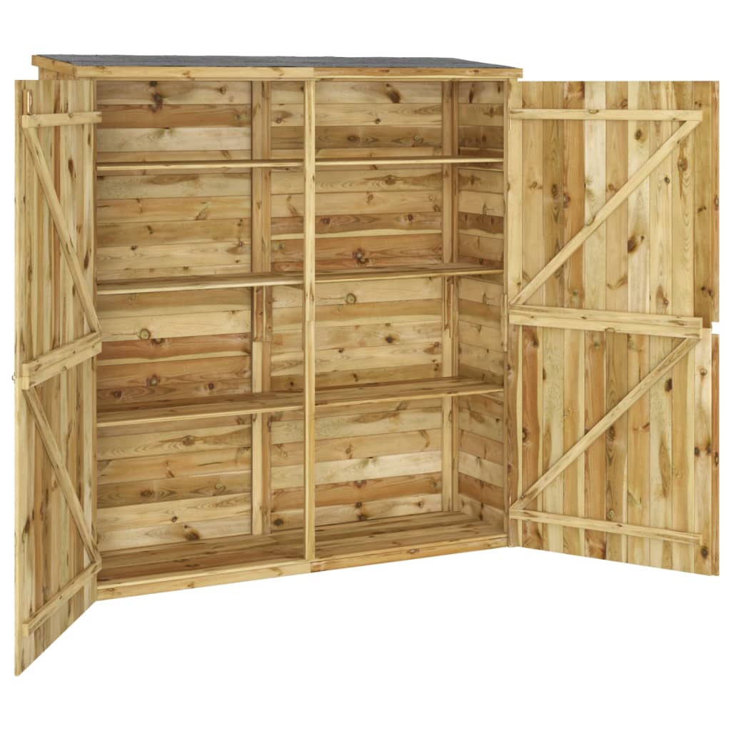Șopron De Grădină Pentru Scule, 163X50X171 Cm, Lemn Masiv Pin