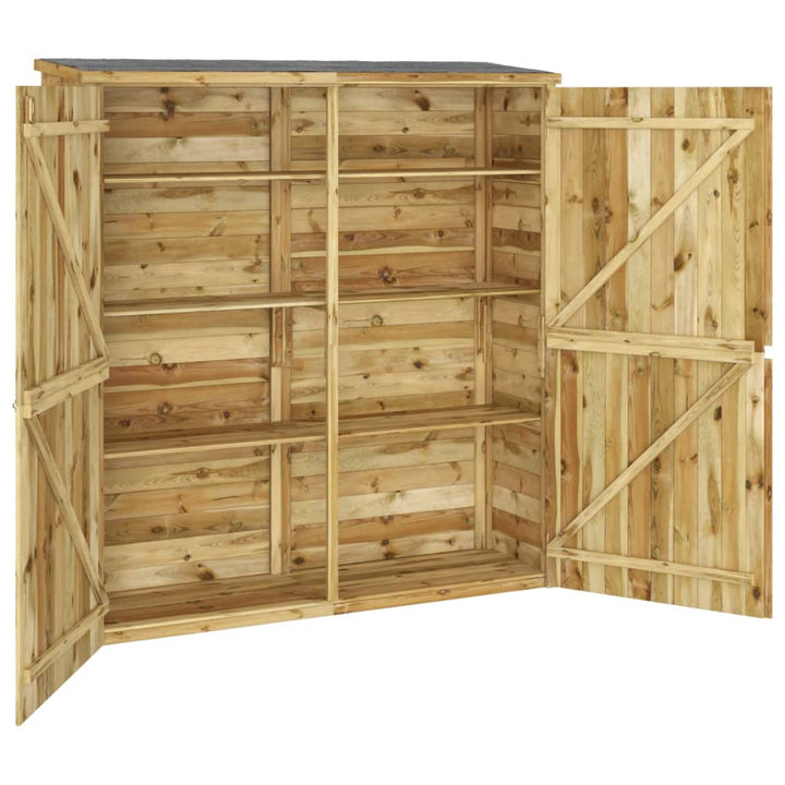 Șopron De Grădină Pentru Scule, 163X50X171 Cm, Lemn Masiv Pin