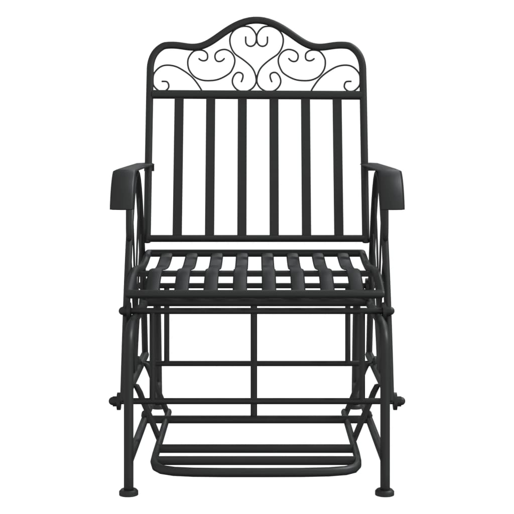 Bancă Glisantă, Negru, 61 Cm, Oțel