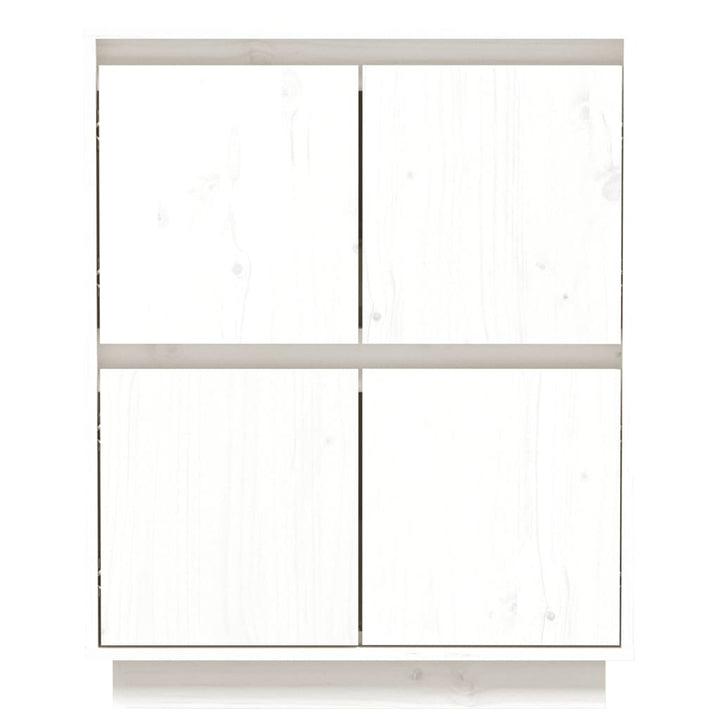 Servantă Ă 60X34X75 Cm Din Lemn Masiv De Pin