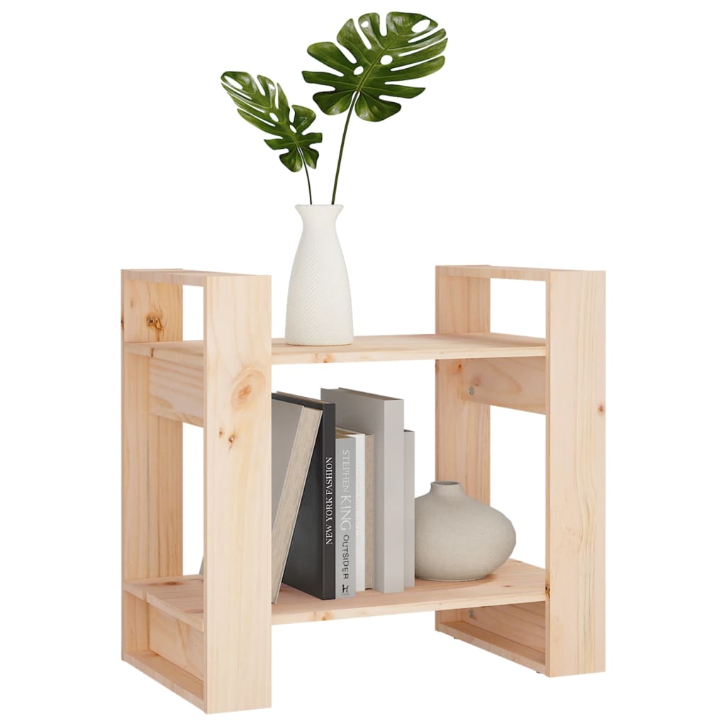 Bibliotecă/Separator Cameră, 60X35X57 Cm, Lemn Masiv Pin