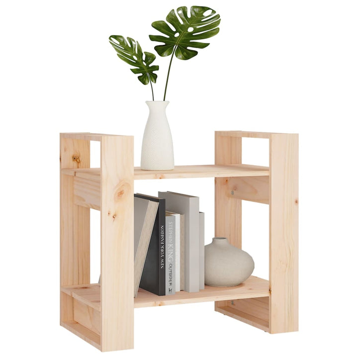 Bibliotecă/Separator Cameră, 60X35X57 Cm, Lemn Masiv Pin