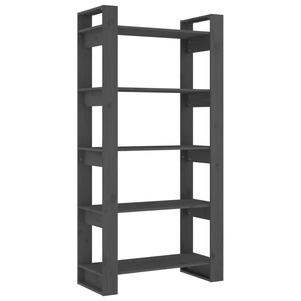 Bibliotecă/Separator Cameră, , 80X35X160 Cm, Lemn Masiv Pin