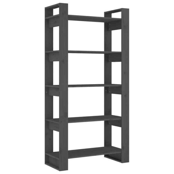 Bibliotecă/Separator Cameră, , 80X35X160 Cm, Lemn Masiv Pin