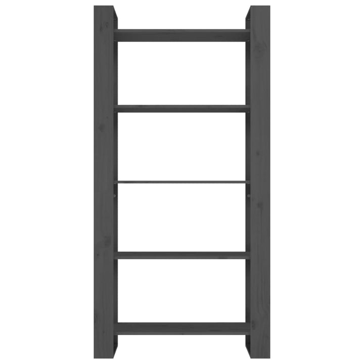 Bibliotecă/Separator Cameră, , 80X35X160 Cm, Lemn Masiv Pin