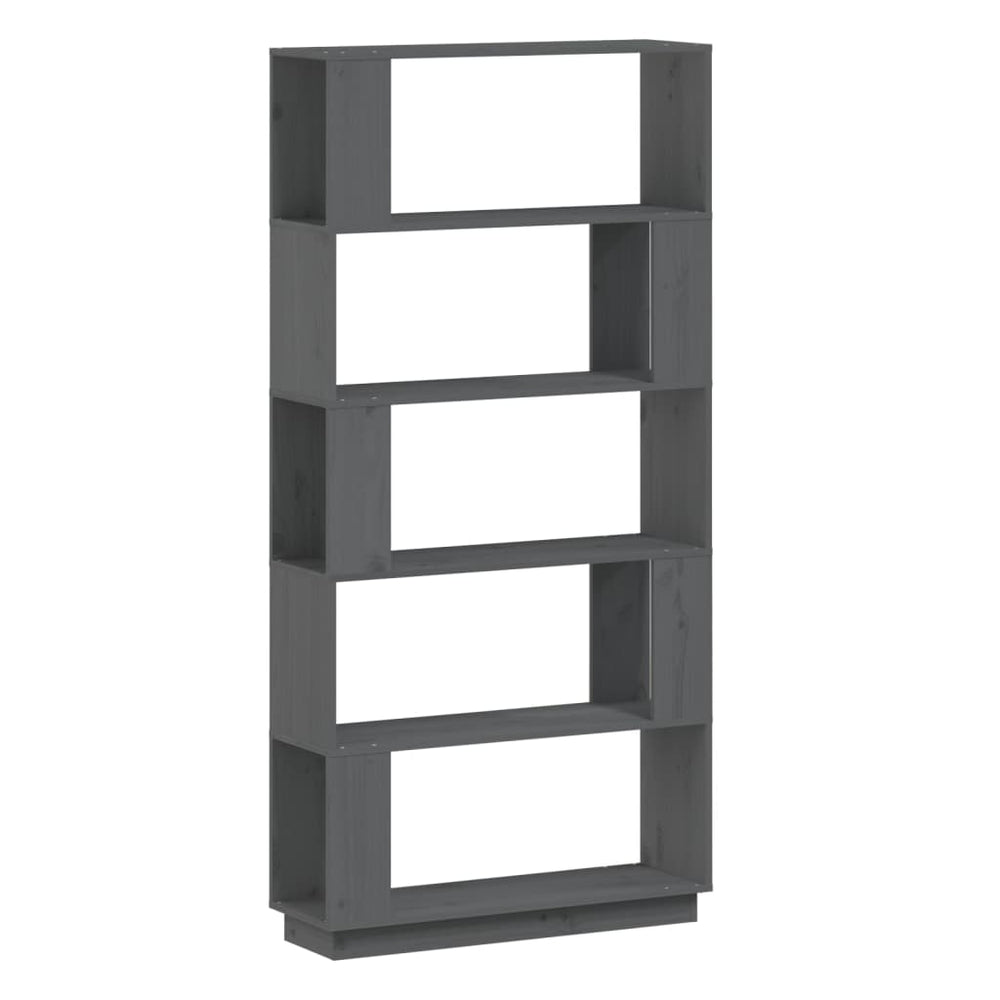 Bibliotecă/Separator Cameră, , 80X25X163,5 Cm Lemn Masiv Pin