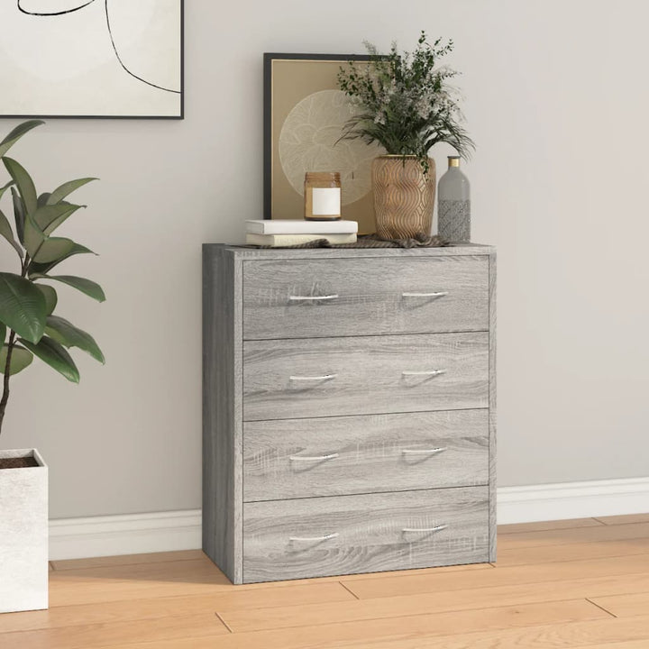 Dulap Cu 4 Sertare, 60X30,5X71 Cm, Culoare