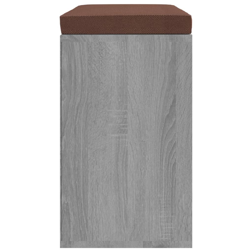 Bancă Pentru Pantofi, Gri Sonoma, 103X30X48 Cm, Lemn Prelucrat