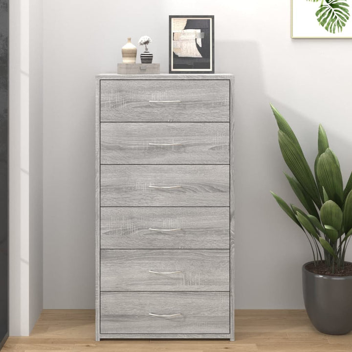 Dulap Cu 6 Sertare, , 50X34X96 Cm, Lemn Prelucrat
