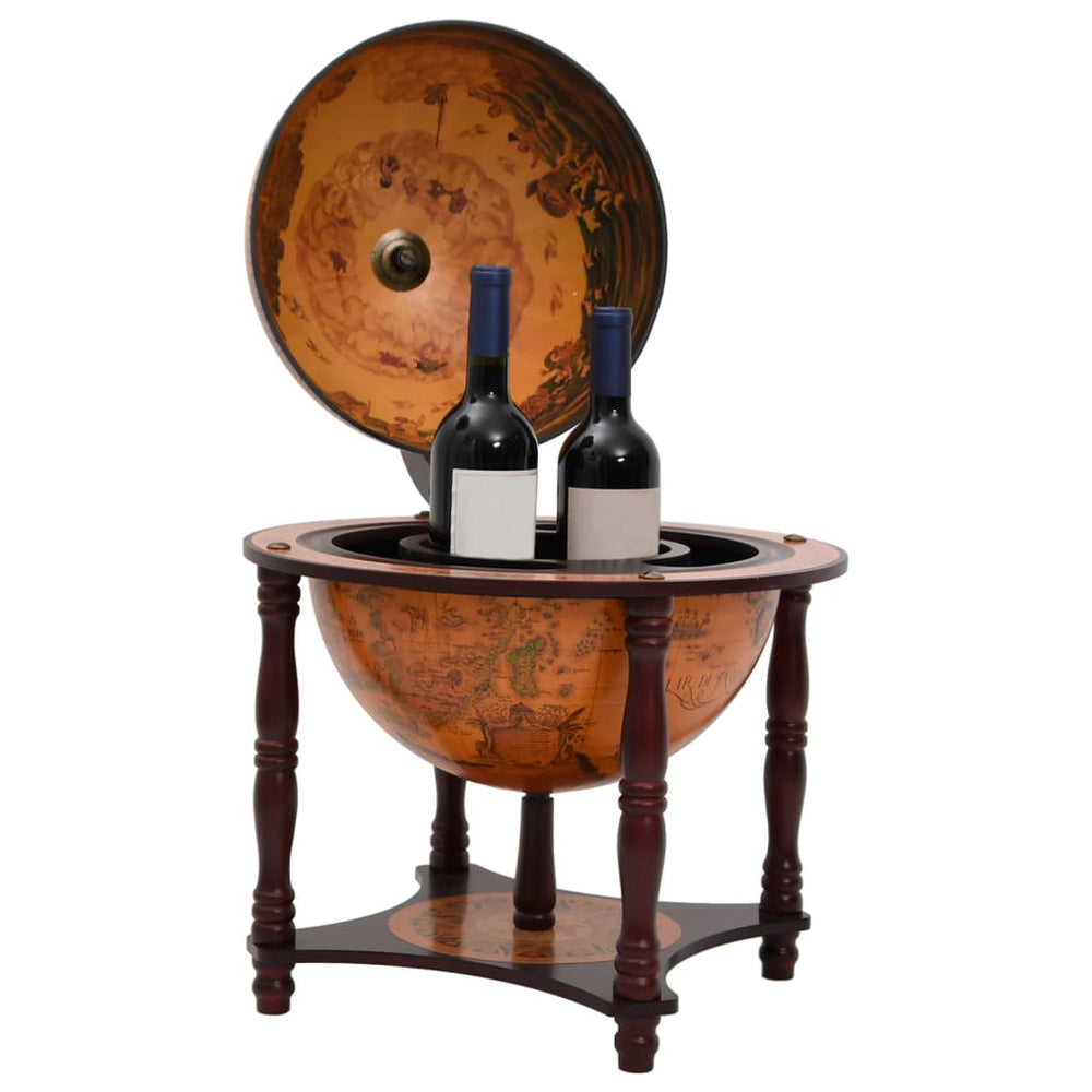 Bar Tip Glob Pământesc Stativ Sticle De Vin, Lemn Eucalipt