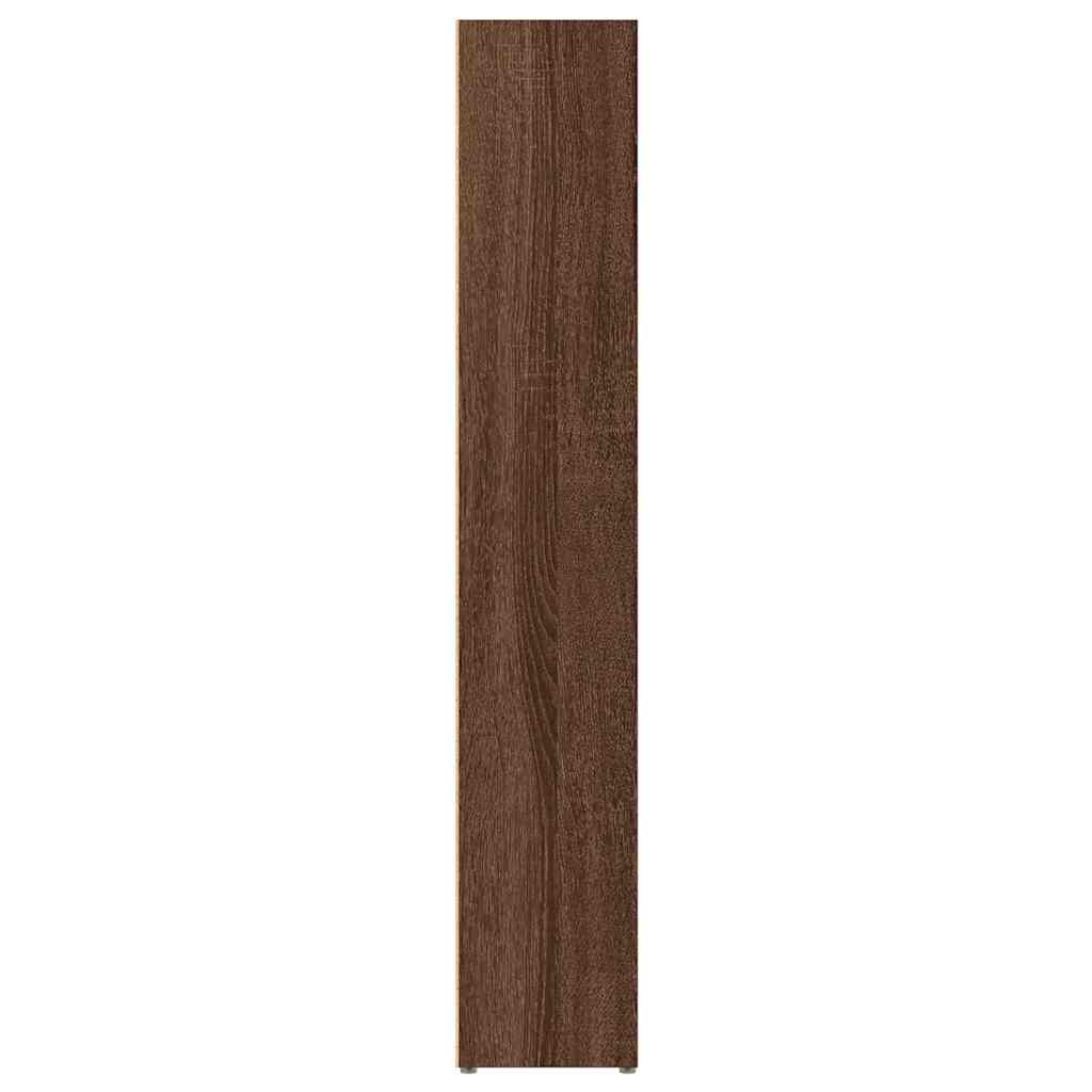Dulap Cd-Uri 2 Buc. Stejar Maro 21X16X93,5 Cm Lemn Prelucrat