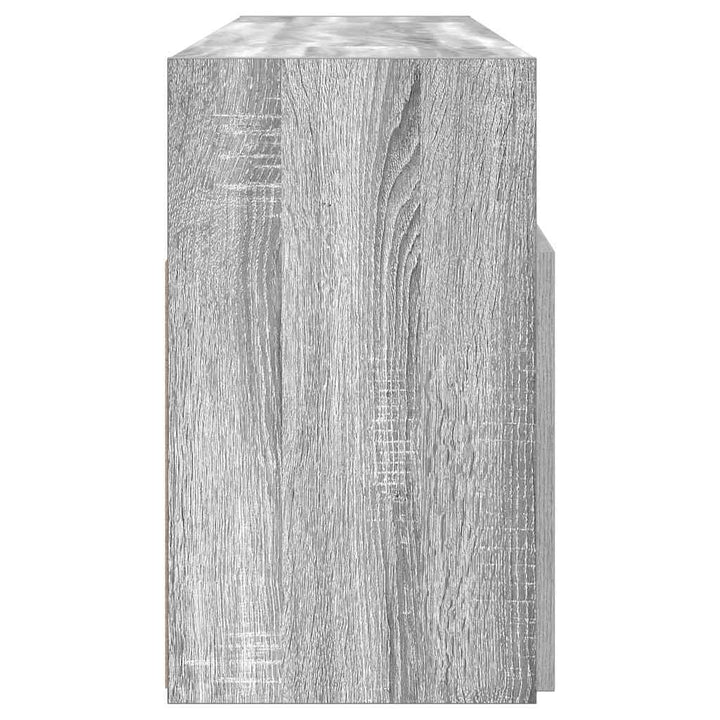 Comodă Tv Cu Lumini Led, Gri Sonoma, 120X30X50 Cm