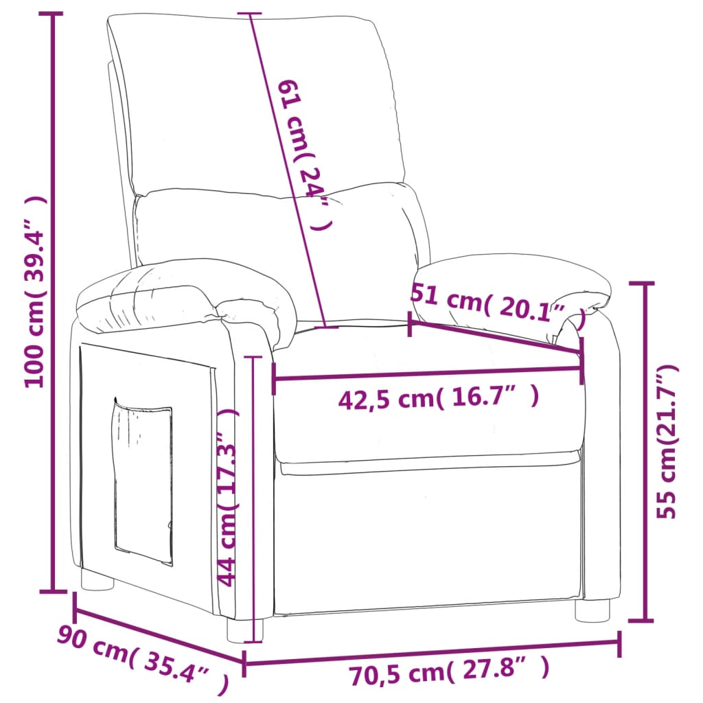 Fotoliu Rabatabil, , Material Textil
