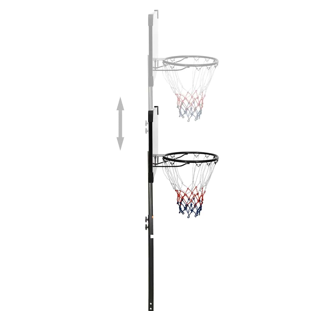 Suport Coș De Baschet, Transparent, 216-250 Cm, Policarbonat