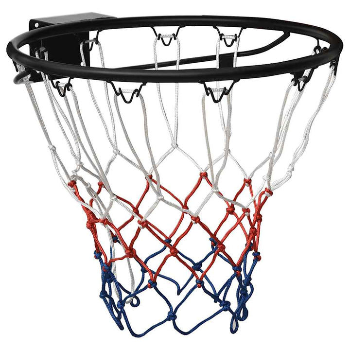 Set Coș De Poartă De Baschet, Inel Cu Plasă, Portocaliu, 45 Cm