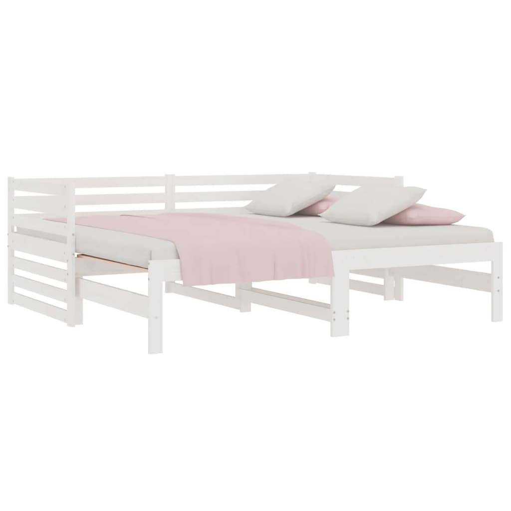 Pat De Zi Extensibil, , 2X(90X190) Cm, Lemn Masiv De Pin