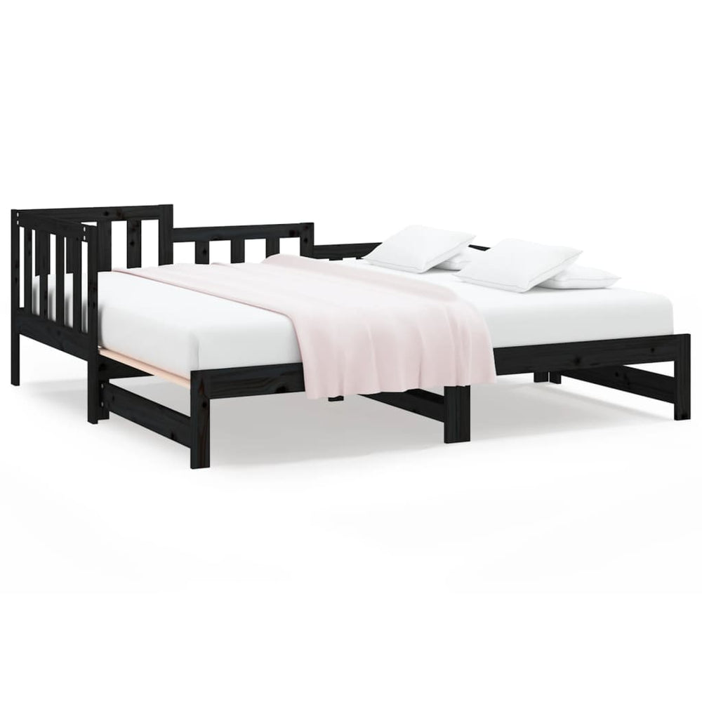 Pat De Zi Extensibil, , 2X(90X190) Cm, Lemn Masiv De Pin