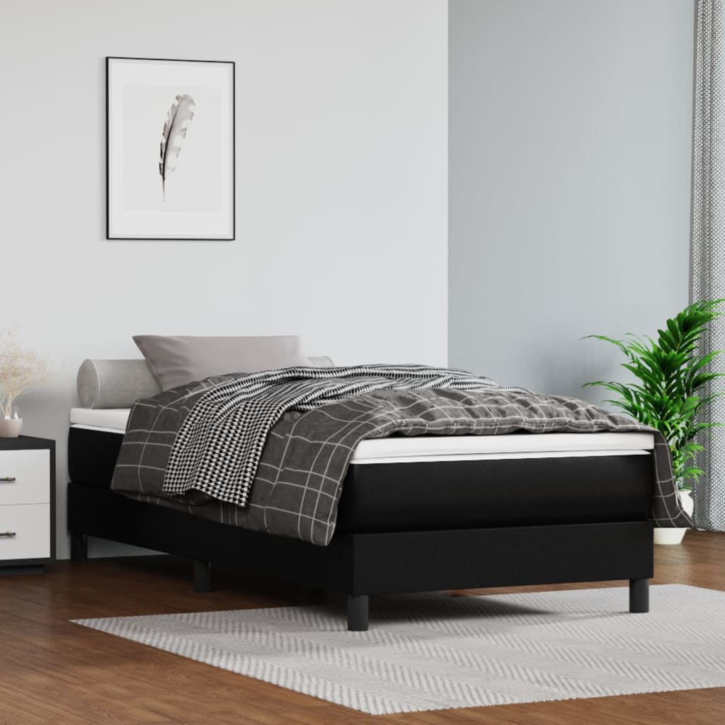 Saltea De Pat Cu Arcuri, , 100X200X20 Cm, Piele Eco