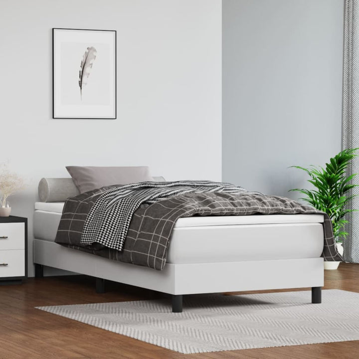 Saltea De Pat Cu Arcuri, , 100X200X20 Cm, Piele Eco